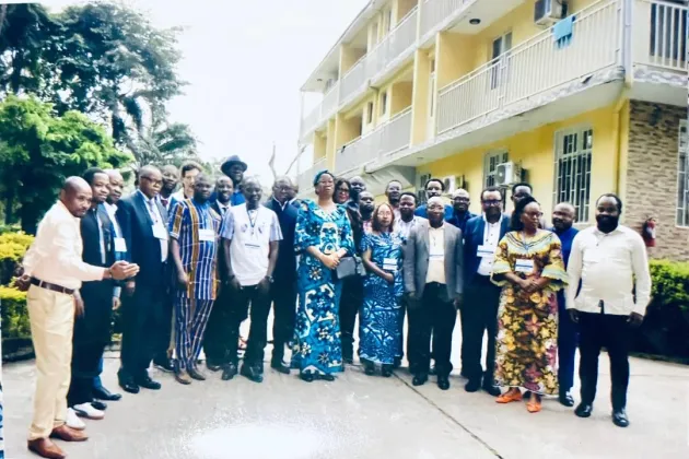 group photo of participants in Khinshasa